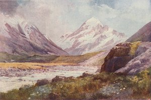 جبل كوك ، نيوزيلندا ، 1923. بواسطة غير معروف