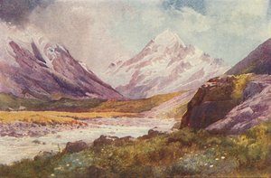جبل كوك ، نيوزيلندا ، 1924 بواسطة غير معروف