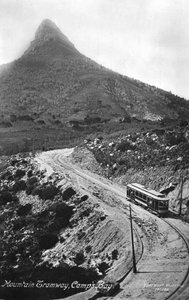 ترام الجبل ، خليج كامبس ، كيب تاون ، جنوب أفريقيا ، 1917 بواسطة غير معروف