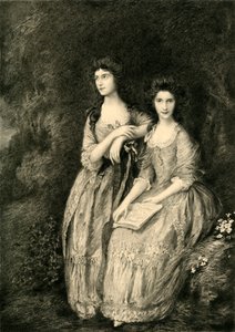 السيدة شيريدان والسيدة تيكل ، c1772 ، 1908. بواسطة غير معروف