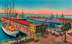 أرصفة البلدية. سان دييغو ، كاليفورنيا ، c1941 بواسطة غير معروف