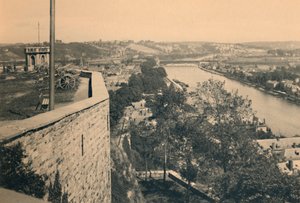 نامور. برج برج التقاء سامبر وميوز ، 1900 بواسطة غير معروف