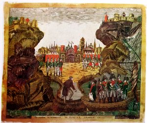 وصول نابليون إلى سانت هيلانة ، 1815 بواسطة غير معروف