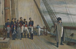 نابليون على متن HMS Bellerophon ، يوليو 1815 ، 1896. بواسطة غير معروف