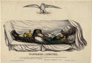 تابوت نابليون ، ج. 1840 بواسطة غير معروف