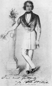 ناثانيل باركر ويليس 1806-1867 ، مؤلف وشاعر ومحرر أمريكي ، القرن التاسع عشر 1908 بواسطة غير معروف
