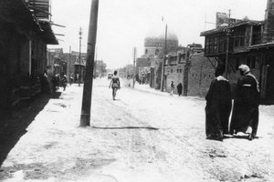 شارع جديد ، بغداد ، بلاد الرافدين ، الحرب العالمية الأولى ، 1918 بواسطة غير معروف