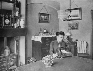 غرفة جديدة في منزل نموذجي ، لندن ، c1900 1901 بواسطة غير معروف