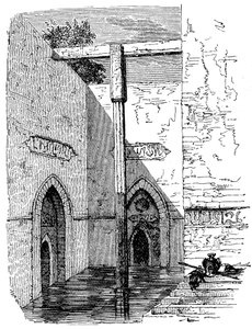 مقياس النيل في جزيرة الروضة ، القاهرة ، مصر ، c1895 بواسطة غير معروف