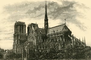 نوتردام ، 1890. بواسطة غير معروف