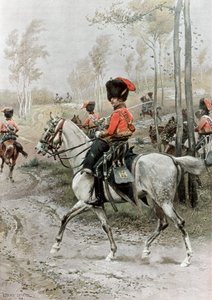 ضابط الفرسان ، 1889 بواسطة غير معروف