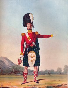 ضابط فوج المرتفعات الثاني والتسعين ، c1833. 1914 بواسطة غير معروف