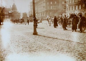 Okhotny Ryad Hunting Row ، موسكو ، روسيا ، 16 مارس 1911 بواسطة غير معروف
