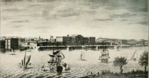 أولد فورت ويليام ، من النهر ، 1754 ، 1925. بواسطة غير معروف