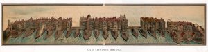 جسر لندن القديم ، c1600 1893 بواسطة غير معروف