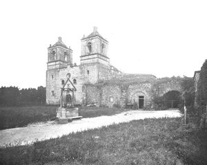 المهمة الإسبانية القديمة ، سان أنطونيو ، تكساس ، الولايات المتحدة الأمريكية ، c1900. بواسطة غير معروف