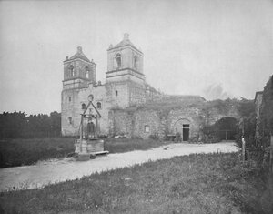 البعثة الإسبانية القديمة ، سان أنطونيو ، تكساس ، c1897. بواسطة غير معروف