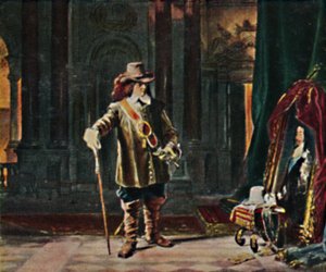 أوليفر كرومويل 1599-1658. - لوحة شريدر 1934. بواسطة غير معروف