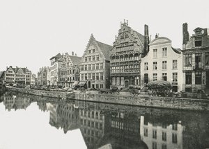 على ضفة Scheldt ، Ghent ، بلجيكا ، 1895. بواسطة غير معروف