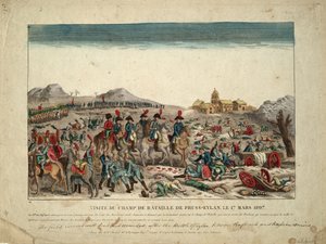 في ساحة معركة إيلاو ، 1807 بواسطة غير معروف