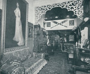 إحدى غرف الاستقبال في معهد Sandow ، c1898 بواسطة غير معروف