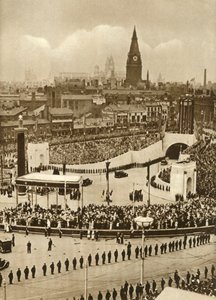 افتتاح نفق ميرسي ، ليفربول ، 18 يوليو 1934 ، 1935. بواسطة غير معروف