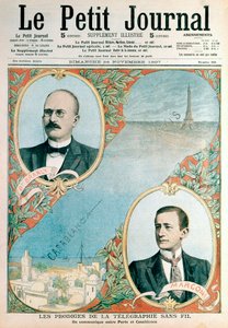 افتتاح وصلة تلغراف لاسلكية بين باريس والدار البيضاء 1907 بواسطة غير معروف
