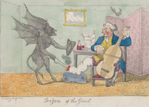 أصل النقرس ، كاليفورنيا. 1810. بواسطة غير معروف