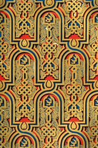 زخارف على لوحات ، قاعة السفراء ، 1907. بواسطة غير معروف