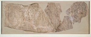 أوستراكون ، منقوشة في الهيراطيقية ، الأسرة التاسعة عشر c1292 قبل الميلاد - c1190 قبل الميلاد بواسطة غير معروف