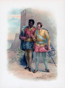 عطيل وإياجو ، 1891 بواسطة غير معروف