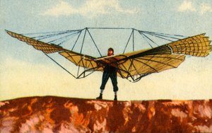 طائرة شراعية أوتو ليلينتال ، 1890 ، 1932. بواسطة غير معروف