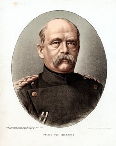 أوتو فون بسمارك ، رجل دولة ألماني ، c1880 بواسطة غير معروف