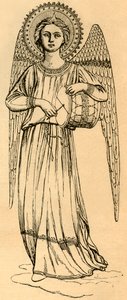 نسخة تفصيلية عن ملاك رسمها فرا أنجيليكو ، 1881. بواسطة غير معروف