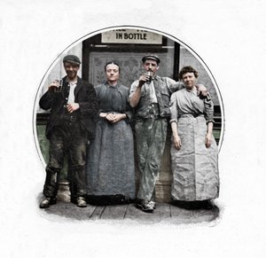 خارج منزل عام ، لندن ، c1903 1903 بواسطة غير معروف