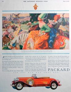 إعلان سيارة باكارد 1930 بواسطة غير معروف