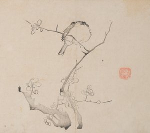صفحة من Shi Zhu Zhai Shu hua pu. بواسطة غير معروف