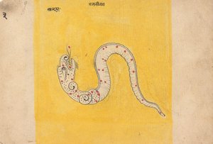 صفحة من كتاب أحلام مشتت ، منتصف أواخر القرن التاسع عشر. بواسطة غير معروف