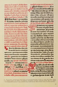صفحة الكتابة في الأبجدية Glagolitic بواسطة غير معروف