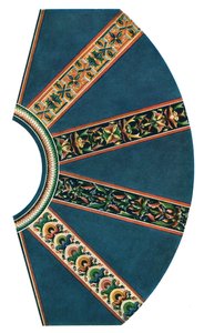 رسم على قبة ، كنيسة شورا ، القسطنطينية [اسطنبول ، تركيا] ، 1928. بواسطة غير معروف