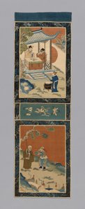 لوحة لشاشة ، الصين ، أسرة تشينغ 1644-1911 ، 18751900. بواسطة غير معروف