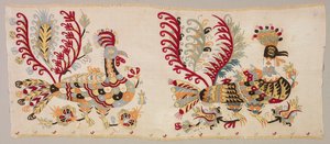 لوحة ، ربما من تنورة ، 1800s. بواسطة غير معروف