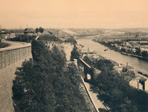 صورة بانورامية للميوز من طريق ميرفيليوز ، c1900 بواسطة غير معروف