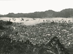 منظر بانورامي للمدينة ، ناغازاكي ، اليابان ، 1895. بواسطة غير معروف