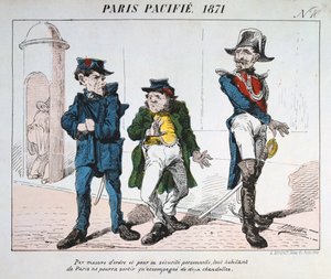 تهدئة باريس ، 1871. بواسطة غير معروف