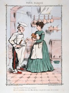 باريس المحاصرة ، 1870-1871. بواسطة غير معروف