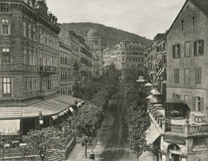 Parkstrasse ، كارلسباد ، تشيكوسلوفاكيا ، 1895. بواسطة غير معروف