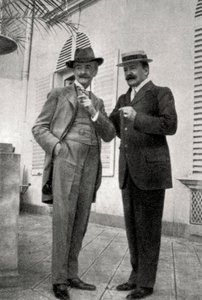 بول هيرفيو ومارسيل بريفوست ، مؤلفون وكتاب مسرحيون فرنسيون ، 1905 بواسطة غير معروف