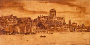 "كنيسة بولس" ، مدينة لندن ، سي 1634 - 1642 بواسطة غير معروف