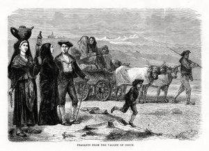 فلاحون من وادي أوسون ، فرنسا ، 1879 بواسطة غير معروف